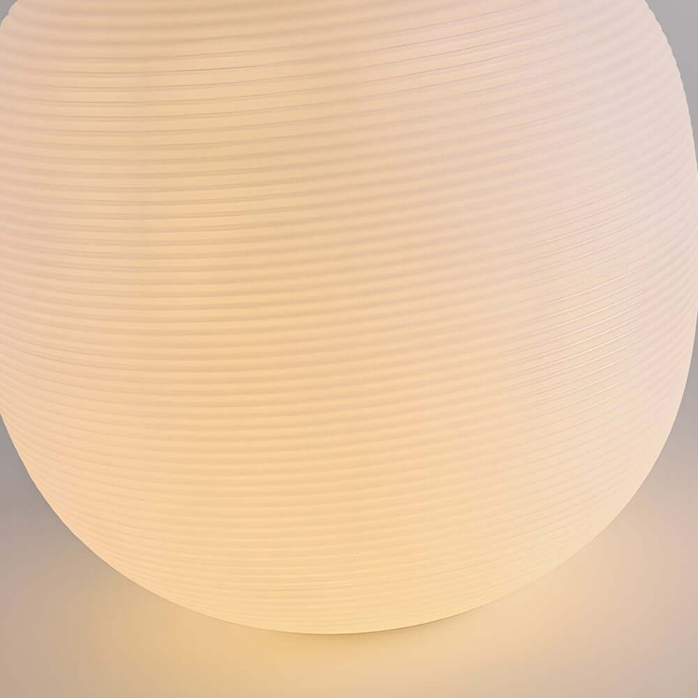 Modern Outdoor Floor Lantern with Warm LED Light – Hardwired Garden Lamp in 13.4" & 15.7"