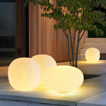 Modern Outdoor Floor Lantern with Warm LED Light – Hardwired Garden Lamp in 13.4" & 15.7"