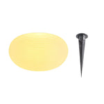 Modern Outdoor Floor Lantern with Warm LED Light – Hardwired Garden Lamp in 13.4" & 15.7"