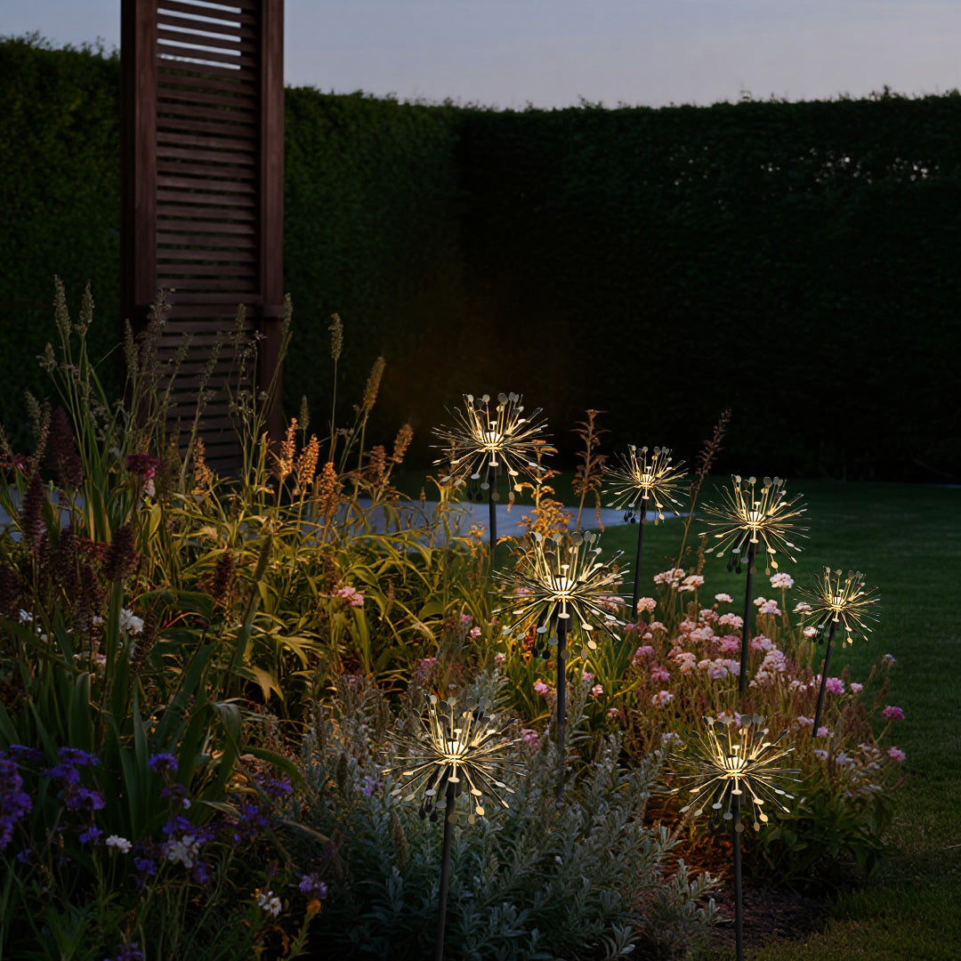 Dandelion Landscape Garden Lights – Modern Outdoor LED Spike Set