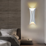 Nordic Minimalist LED Up Down Wall Sconce in Black, White, or Gold