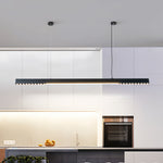 Linear LED Pendant Light Modern Minimalist Aluminum Grille Suspension Lamp