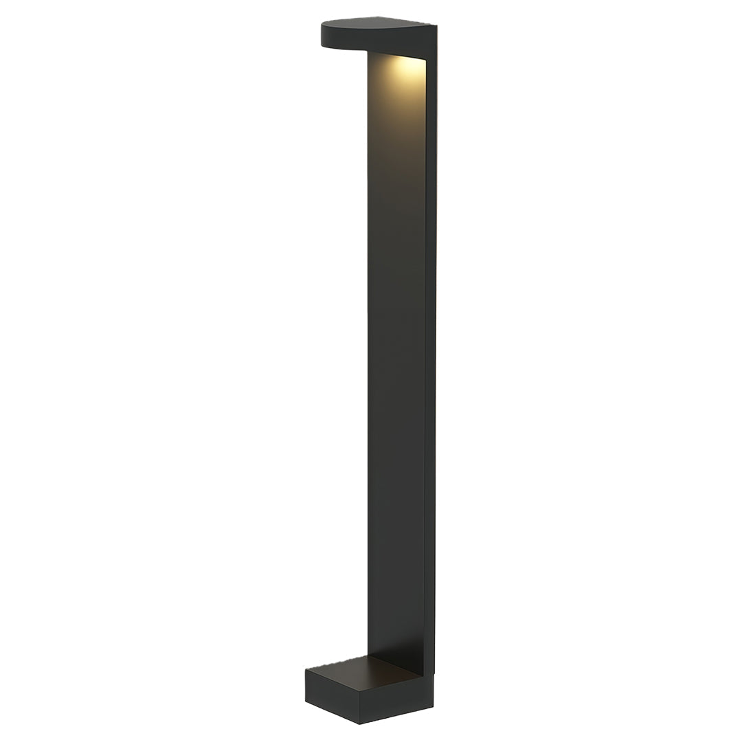 Minimalist Outdoor Pathway Bollard Light with Warm LED Glow