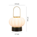 Aurora Lantern Table Lamp – Portable Nordic LED Accent Light with Dimmable Warm to Cool Glow