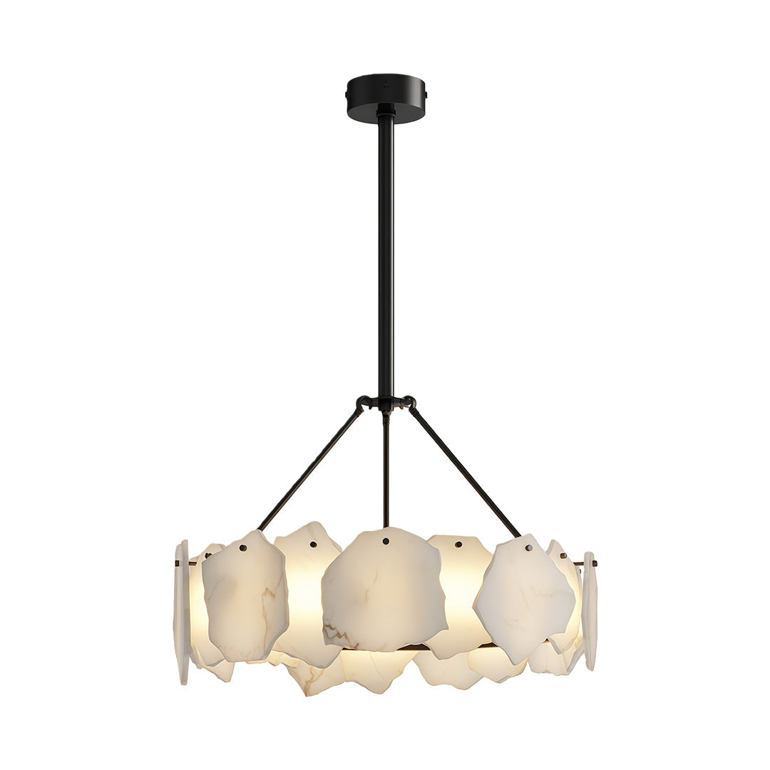 Aurelia Cloud Stone LED Chandelier in Copper | Modern Luxury Ceiling Light