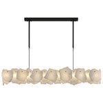 Aurelia Cloud Stone LED Chandelier in Copper | Modern Luxury Ceiling Light