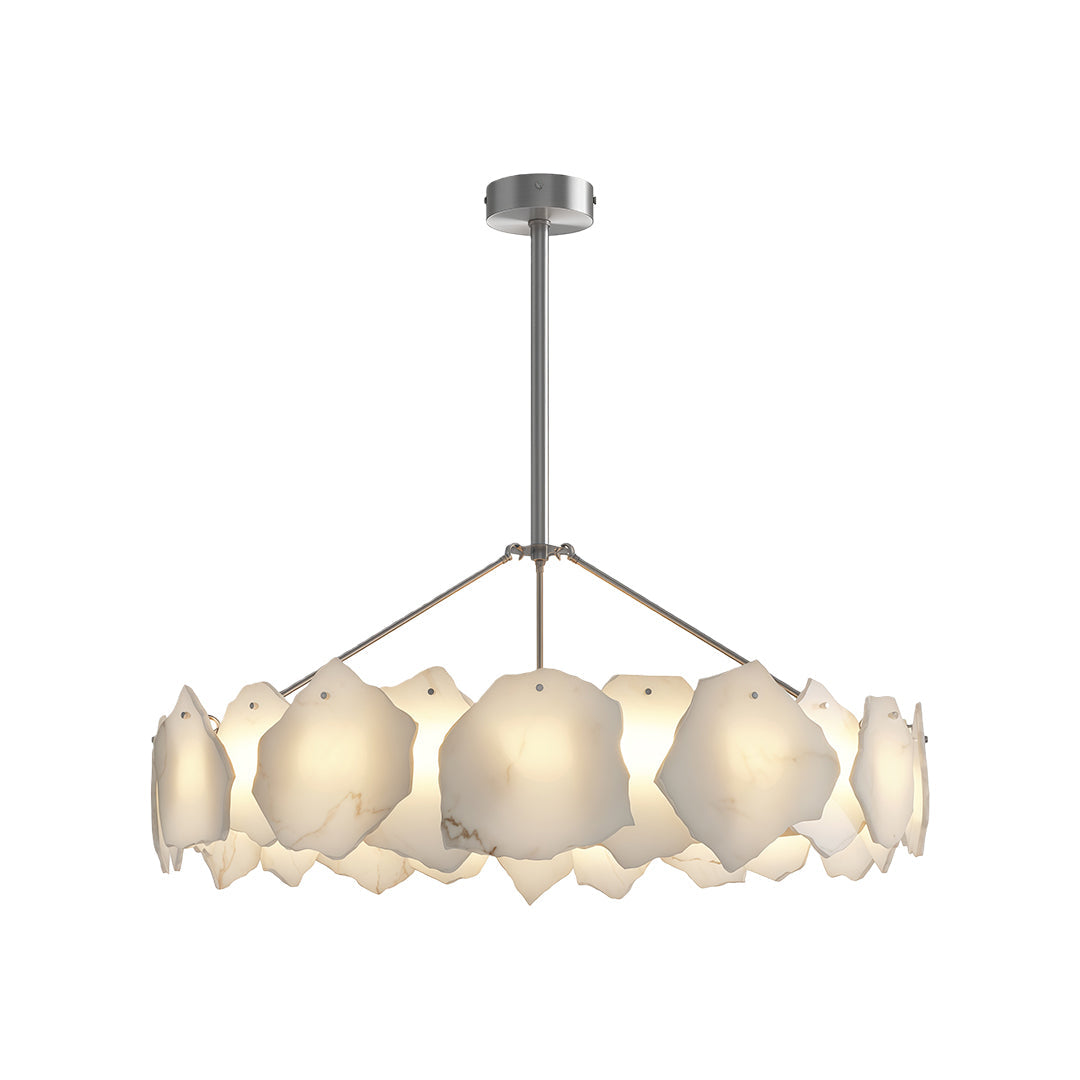 Aurelia Cloud Stone LED Chandelier in Copper | Modern Luxury Ceiling Light