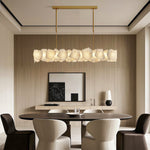 Aurelia Cloud Stone LED Chandelier in Copper | Modern Luxury Ceiling Light