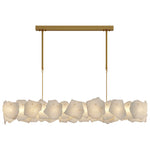 Aurelia Cloud Stone LED Chandelier in Copper | Modern Luxury Ceiling Light