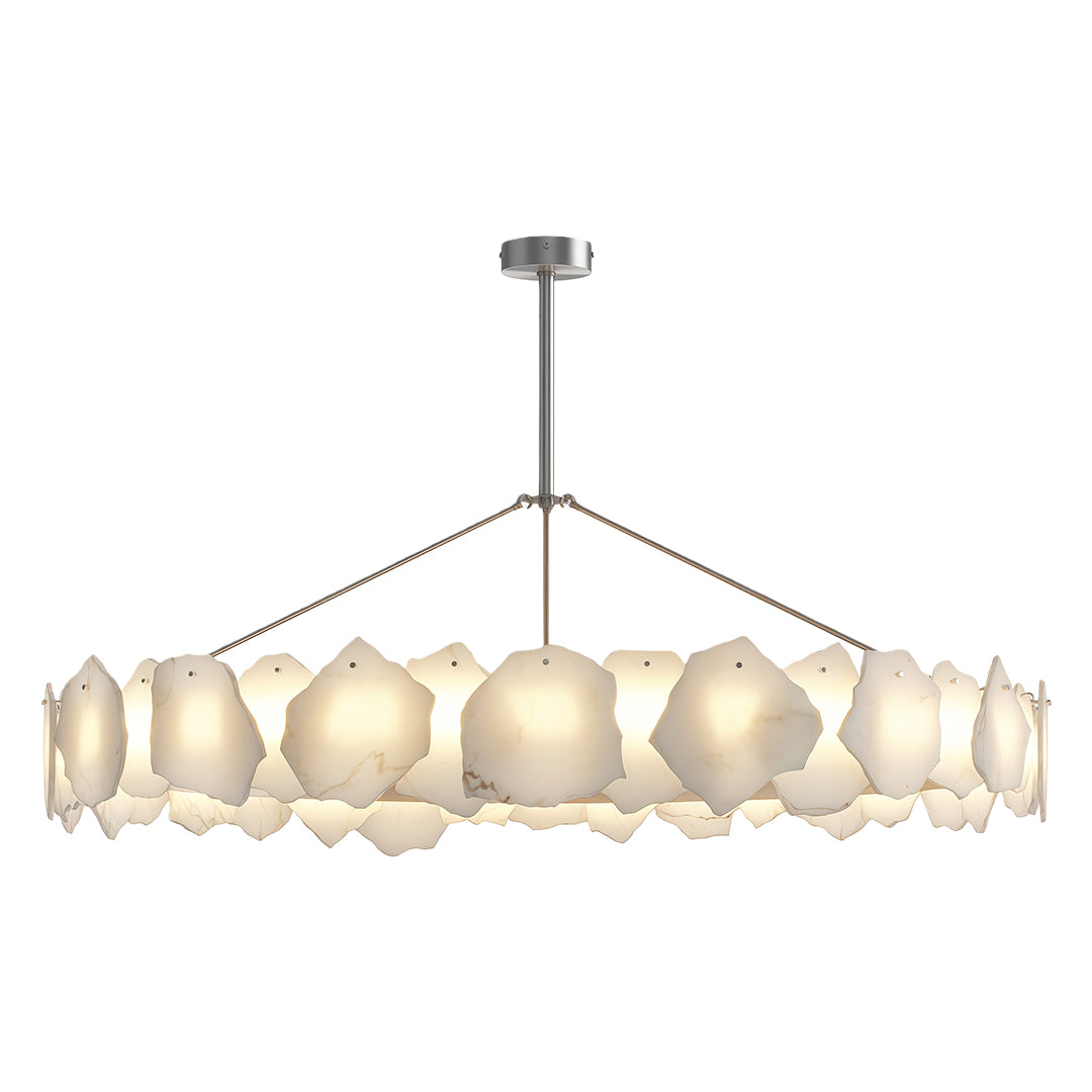 Aurelia Cloud Stone LED Chandelier in Copper | Modern Luxury Ceiling Light