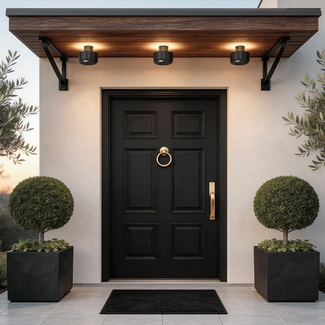 Lumina Mushroom LED Outdoor Wall Sconce – Waterproof Modern Garden Light