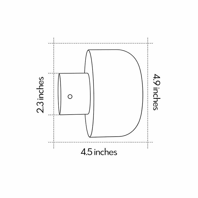 Lumina Mushroom LED Outdoor Wall Sconce – Waterproof Modern Garden Light