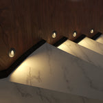 Recessed Oval LED Step Light in Die-Cast Aluminum, Waterproof Architectural Luminaire