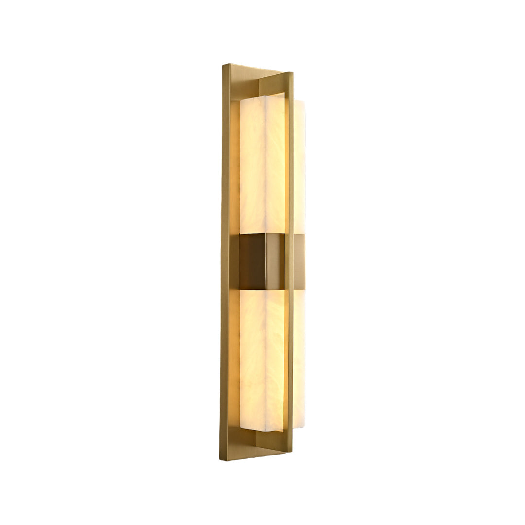 Modern Gold Outdoor Wall Light – Waterproof Linear LED Sconce