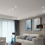 Hill-Shaped Recessed LED Spotlight with Full-Spectrum Light
