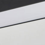 Linear LED Chandelier Modern Minimalist Black Aluminum Pendant Light