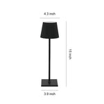 Lumina Cordless Touch Table Lamp in Matte Aluminum
