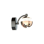 Modern Minimalist LED Wall Sconce with Acrylic Shade in Black or Gold