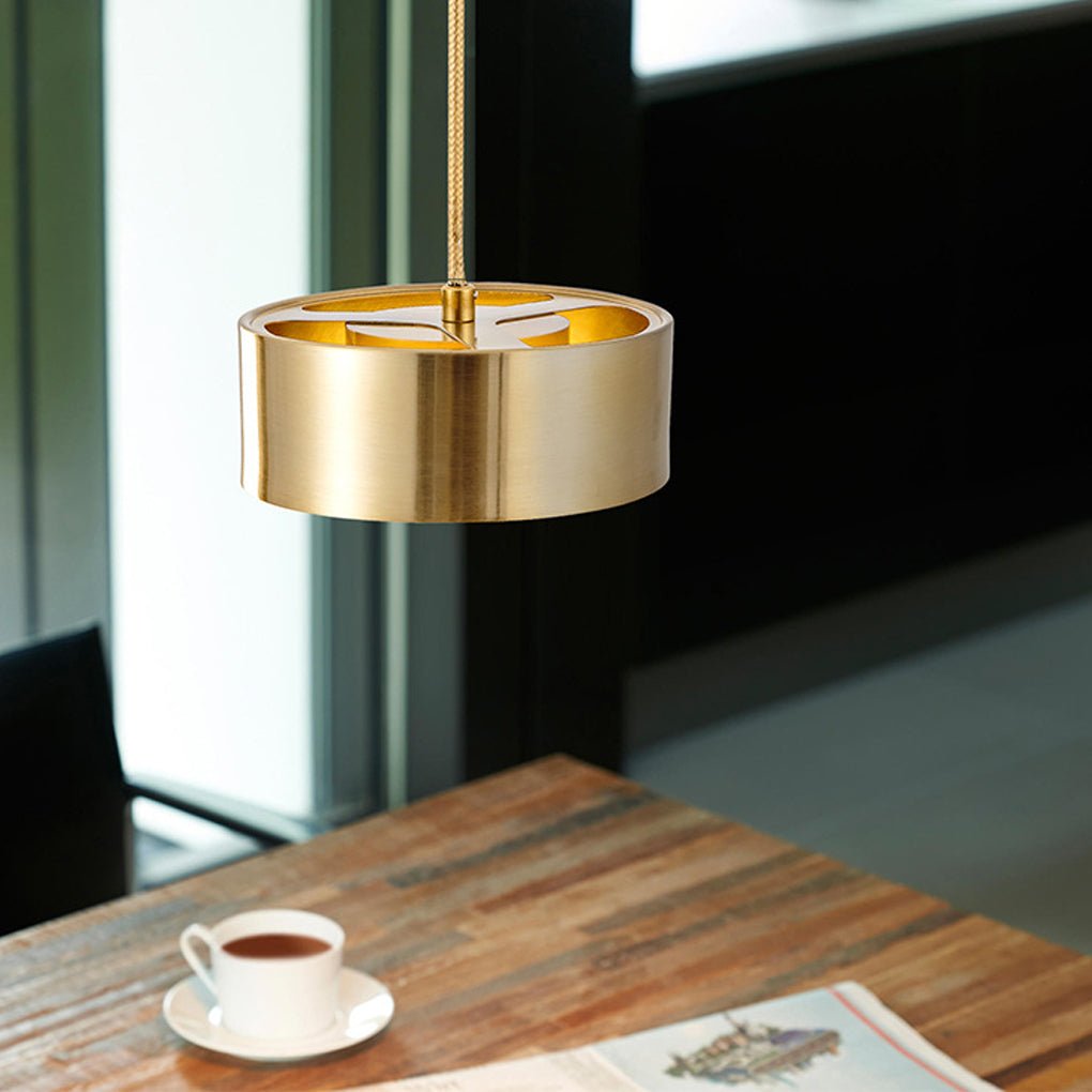 Modern Minimalist Iron Round Chandelier For Living Room Dining Room Cafe