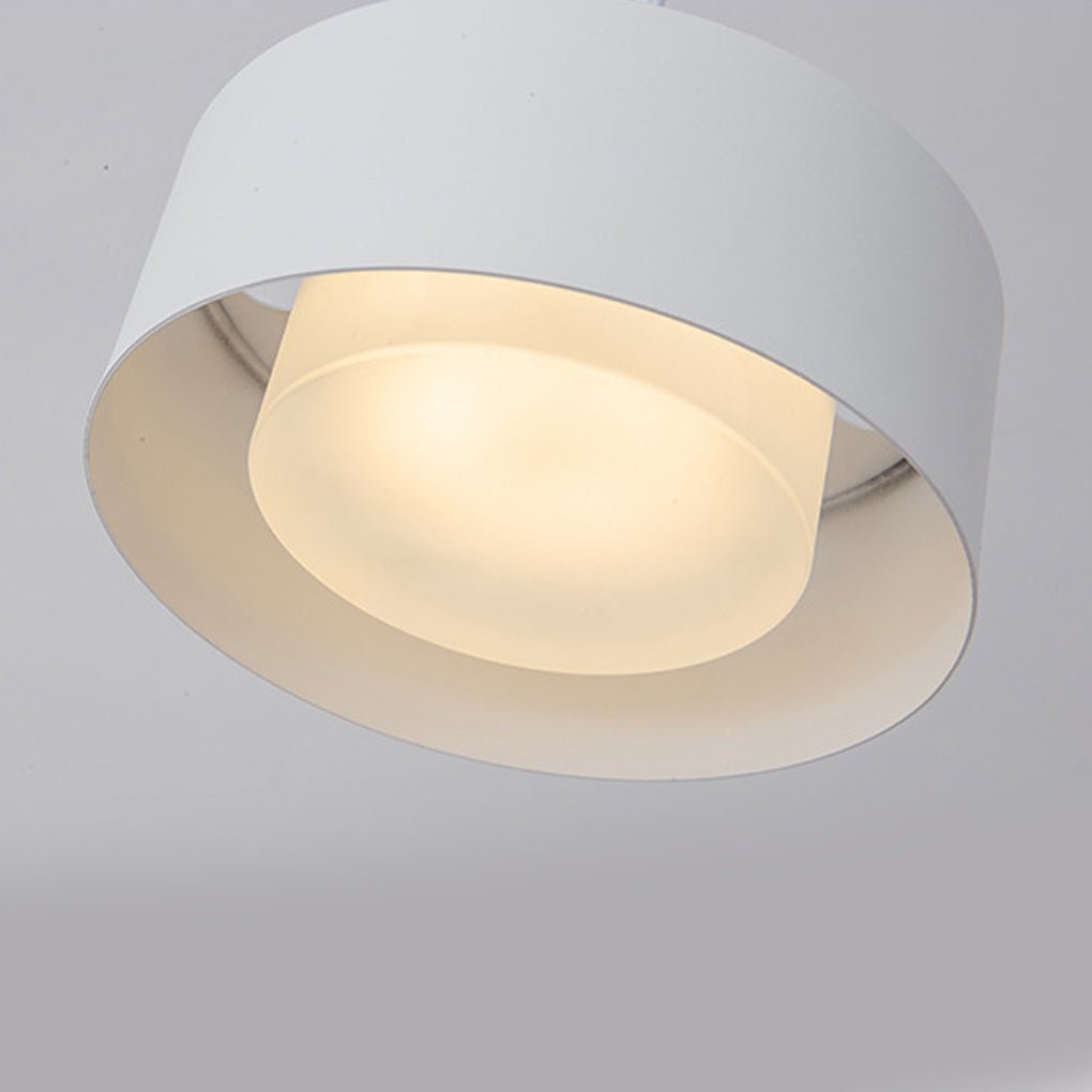 Modern Minimalist Iron Round Chandelier For Living Room Dining Room Cafe