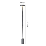 Petite Floor Lamp with Dimmable LED Reading Light, Modern Minimalist Pole Lamp