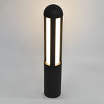 Cylindrical LED Bollard Pathway Lights in Minimalist Aluminum for Modern Outdoor Spaces