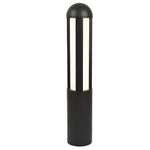 Cylindrical LED Bollard Pathway Lights in Minimalist Aluminum for Modern Outdoor Spaces