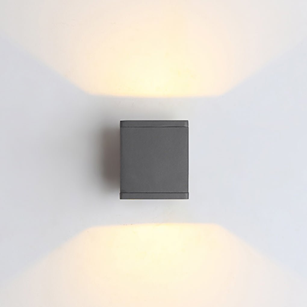 Modern Minimalist Outdoor Led Waterproof Exterior Wall Light For Courtyard Fence
