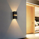 Modern Minimalist Outdoor Led Waterproof Wall Light For Villa Balcony Aisle Lighting