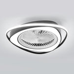 Modern Minimalist Stepless Dimming Invisible Ceiling Fan Light For Bedroom