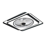 Modern Minimalist Stepless Dimming Invisible Ceiling Fan Light For Bedroom
