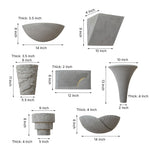 Cement Wall Sconce with Upward Light for Modern Interiors