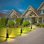 Modern Circular LED Bollard Light for Pathways & Gardens
