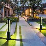Modern Circular LED Bollard Light for Pathways & Gardens