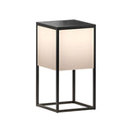 Aria Square Solar Post Light in Stainless Steel and Acrylic