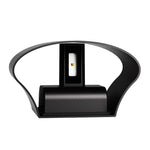 Luma Outdoor Up Down Wall Light – Minimalist LED Sconce in Black