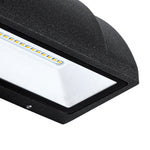 Luma Geometric Outdoor Wall Sconce with Warm LED Illumination