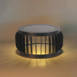 Modern Outdoor Waterproof Solar Three Color Dimming Led Garden Lamp Post Light