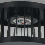 Modern Outdoor Waterproof Solar Three Color Dimming Led Garden Lamp Post Light