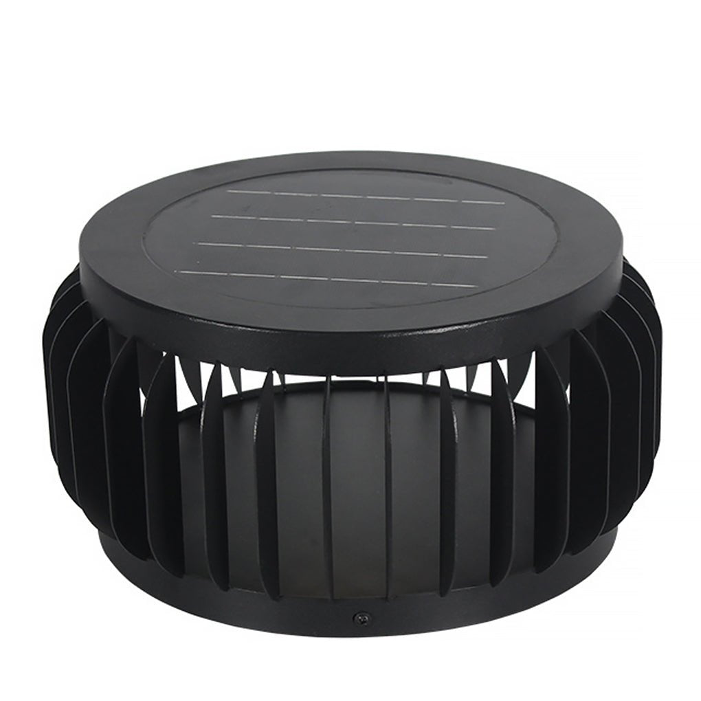 Modern Outdoor Waterproof Solar Three Color Dimming Led Garden Lamp Post Light