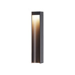 Minimalist Black Aluminum LED Bollard Path Light for Modern Landscapes