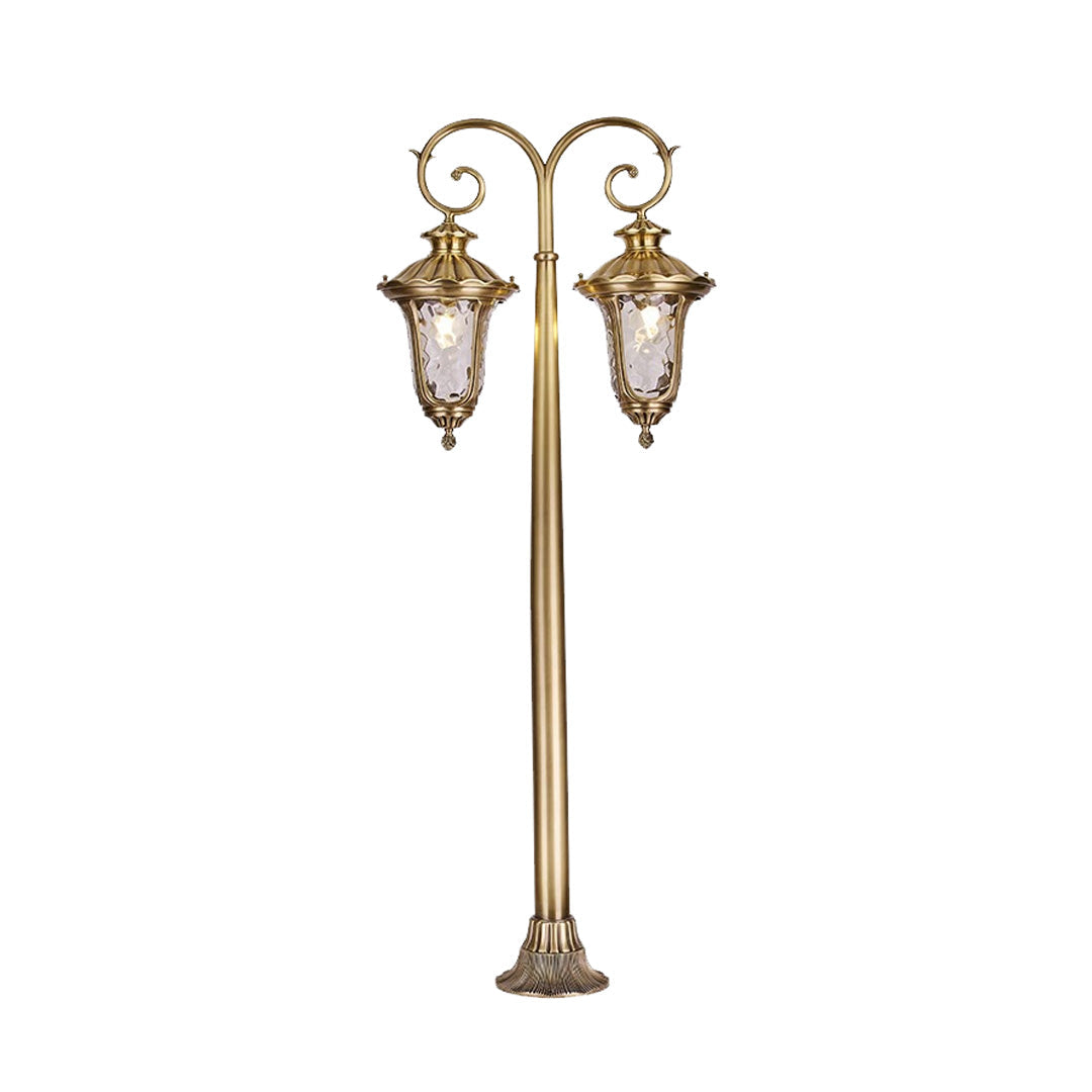 European Vintage Solid Copper Path Lights for Garden Walkways