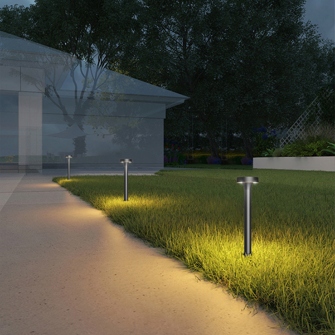 Modern Outdoor Bollard Light – Minimalist Aluminum Pathway Lamp