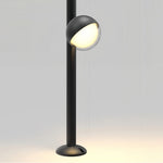 Modern Minimalist Pathway Landscape Lighting in Matte Black for Outdoor Walkways