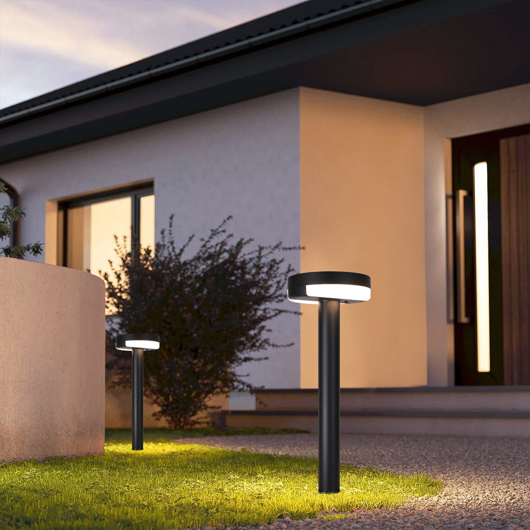 Modern Pathway Lights Outdoor Waterproof Aluminum Bollard