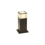 Modern Square Outdoor Bollard Light for Pathways & Gardens