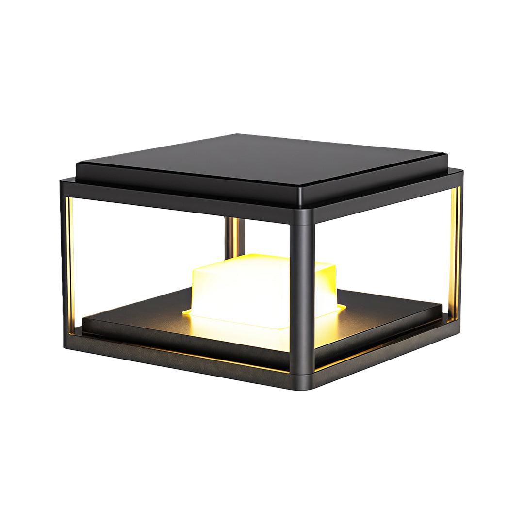 Modern Outdoor Pillar Light – Waterproof Aluminum Post Lantern