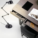 Architectural Reading Floor Lamp with Articulated Arm for Living Room