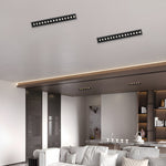 Linear Recessed LED Ceiling Spotlights, Modern Minimalist Architectural Lighting