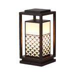 Modern Bollard Landscape Lights Waterproof LED Pathway Lamps